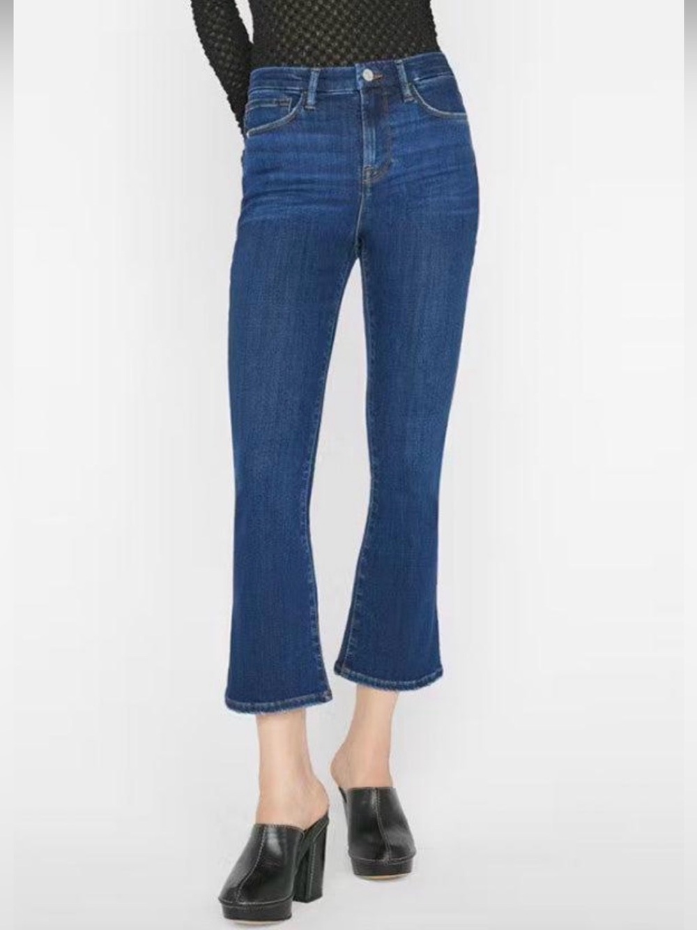 FRAME Le Crop Mini Boot Guilty High Rise Jeans Size 29